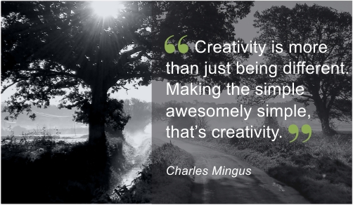Creativity is more than just being different